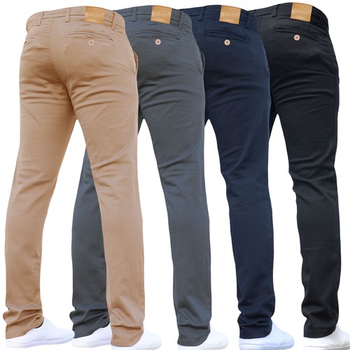 Crosshatch mens chino trousers - crosshatch,